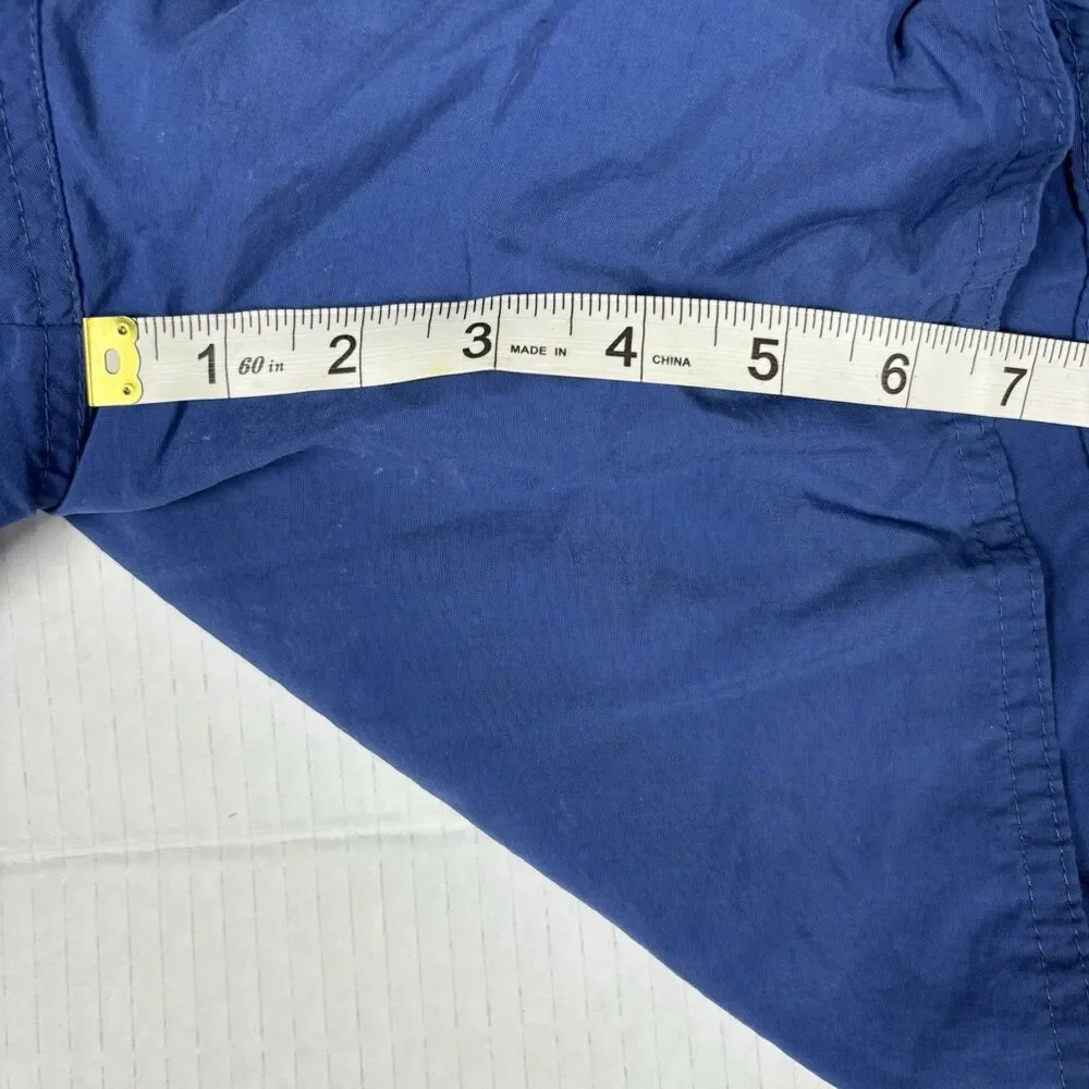 Y2K Polo Ralph Lauren Swim Trunks Spellout  L Blue 7 Inseam‎ Lined Sport Vintage